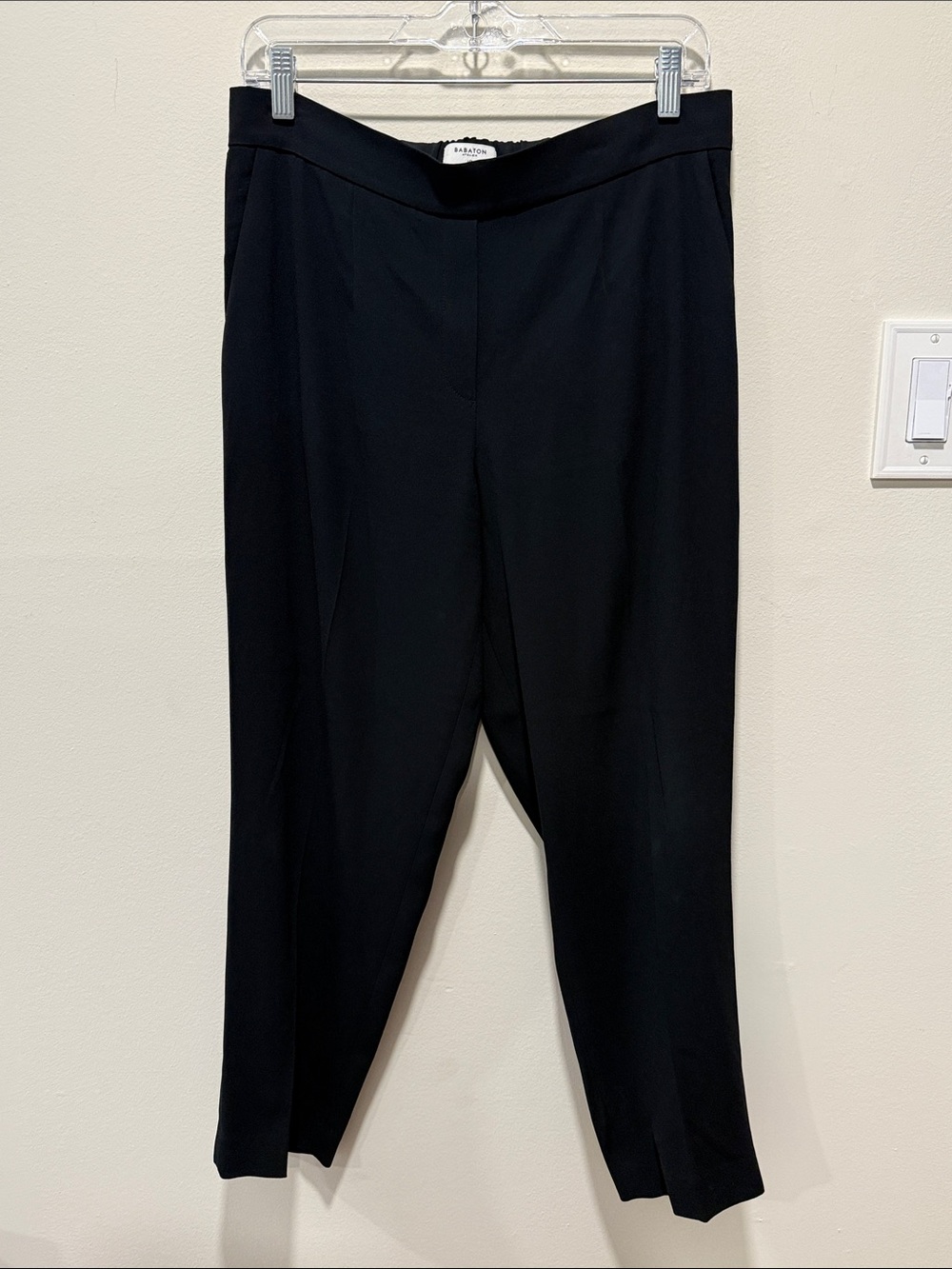 Aritzia Babaton Ankle Straight Leg Pants Bundle Black Taupe Tan Beige Size 10 - Picture 4 of 10